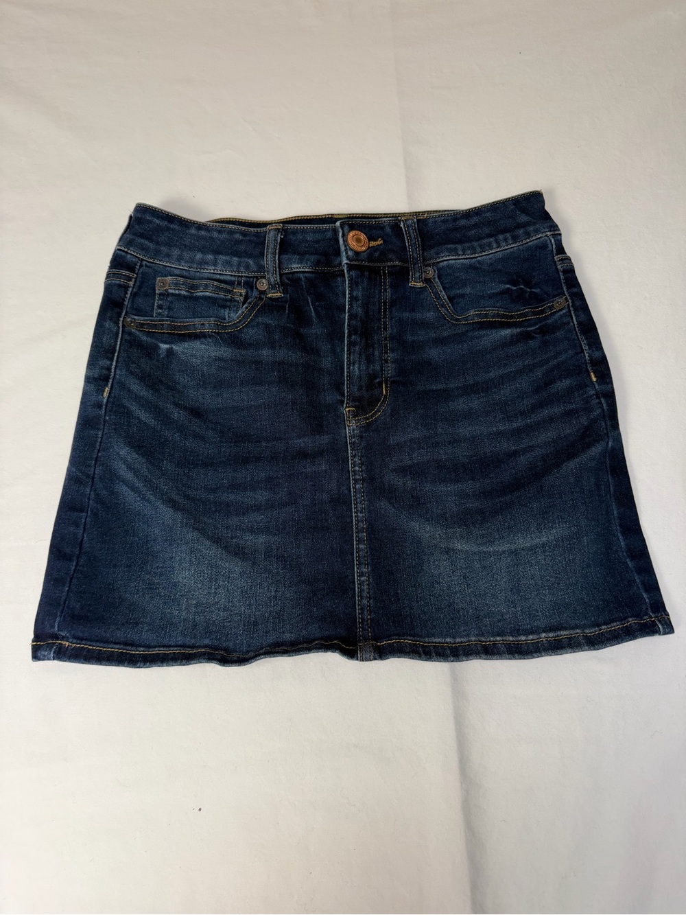 American Eagle Outfitters Blue Denim Mini Skirt Size 4